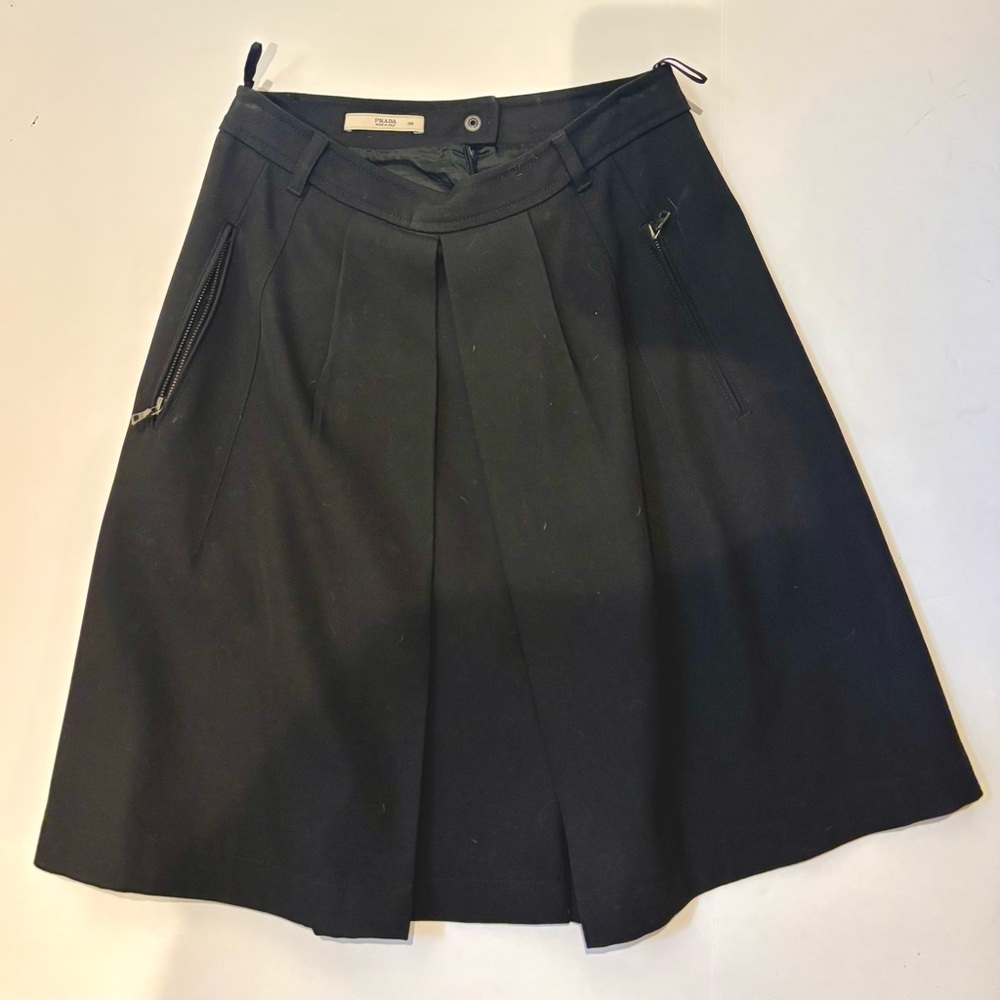Prada Black Mini Skirt - size 38